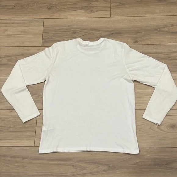 Alternative Apparel Unisex White Long Sleeve Go-To-Tee - white - Picture 3 of 7